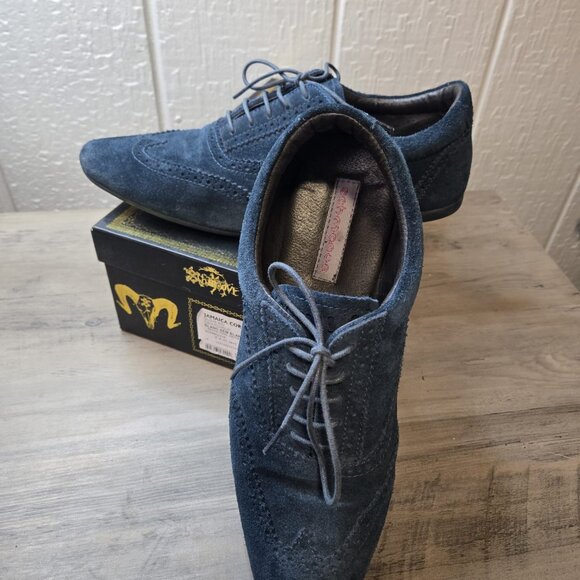 Schmoove Men\'s SUEDE Jamaica Corso Easy Oxfords BLUE main image 4